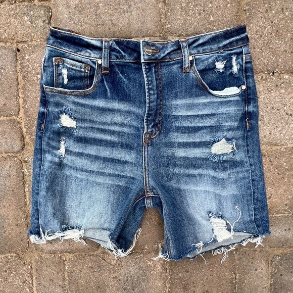 Risen Jeans Pants - Risen high rise distressed/ripped jean shorts Size 13/31